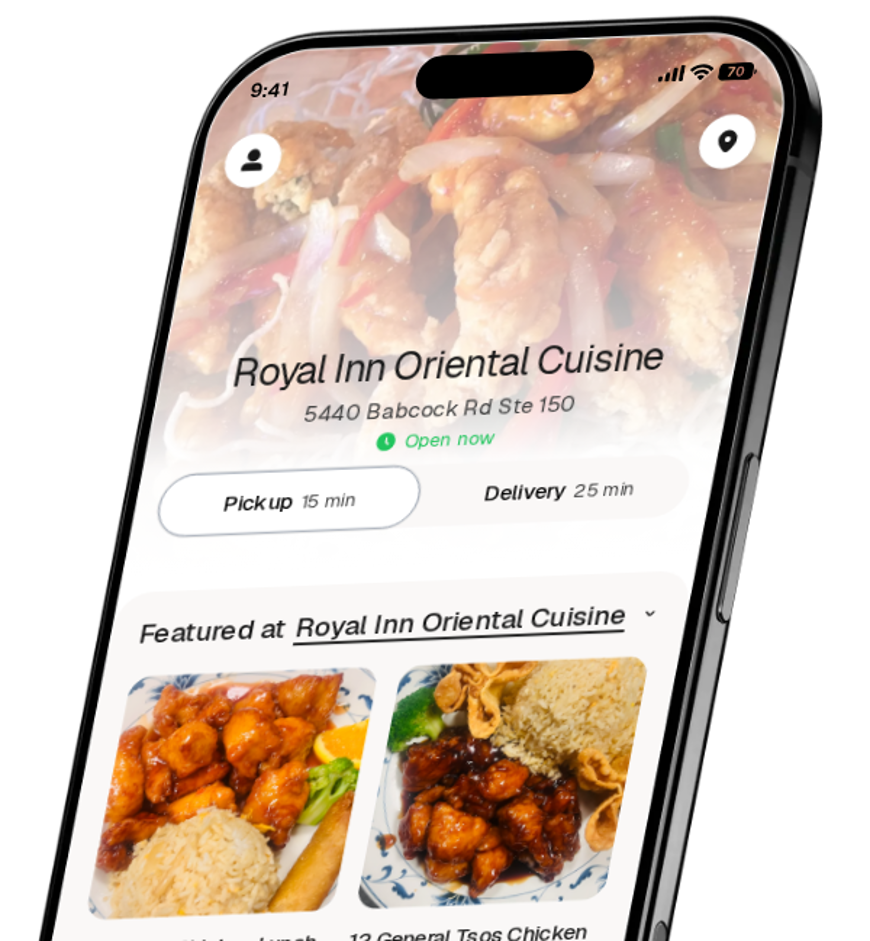Royal Inn Oriental Cuisine app preview