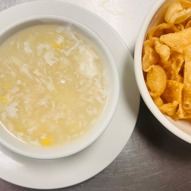 Chicken Corn Soup.