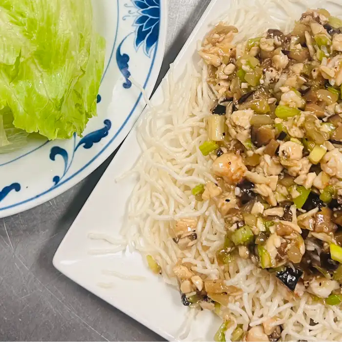 A13. Chicken Lettuce Cup.